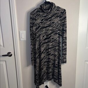 MaEve Long Sleeve Turtle Neck Dress